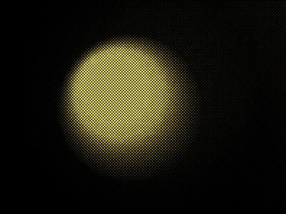 Halftone effect